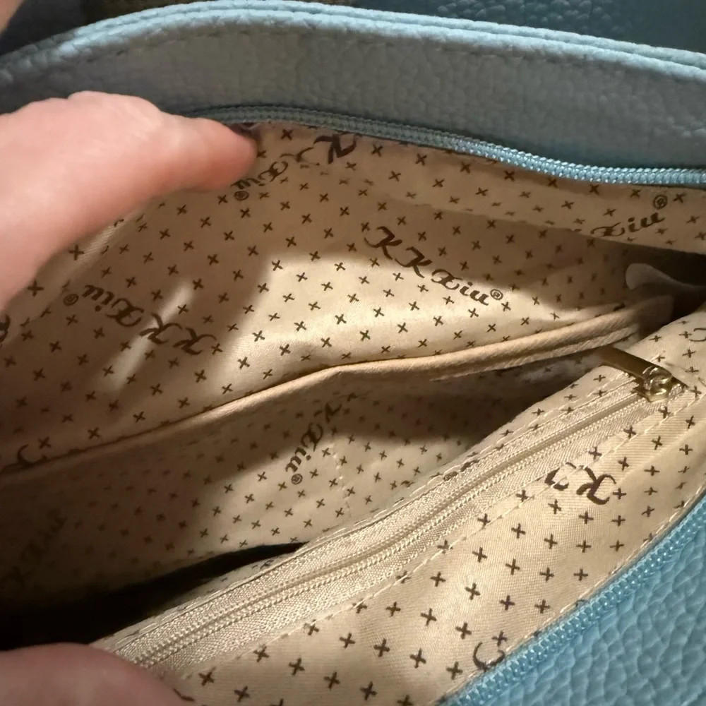 KKXIU Stylish Tricolor Satchel Bag NWOT